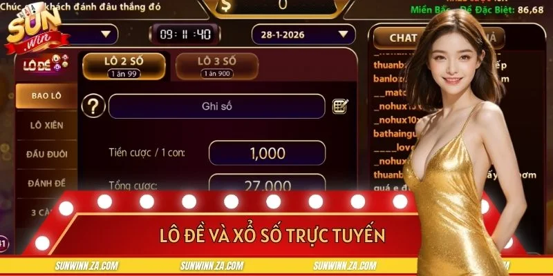 Tỷ lệ thưởng xổ số 1 ăn 99 cực cao tại SUNWIN